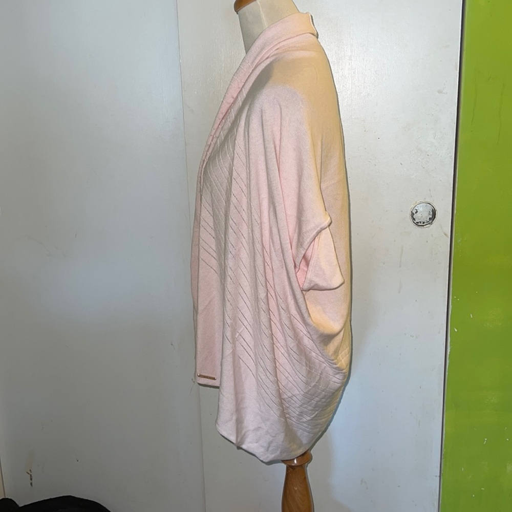 Donna Karan xs pink cotton/modal sweater New With Tags - Picture 7 of 15